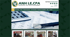 Desktop Screenshot of anhlecpa.com